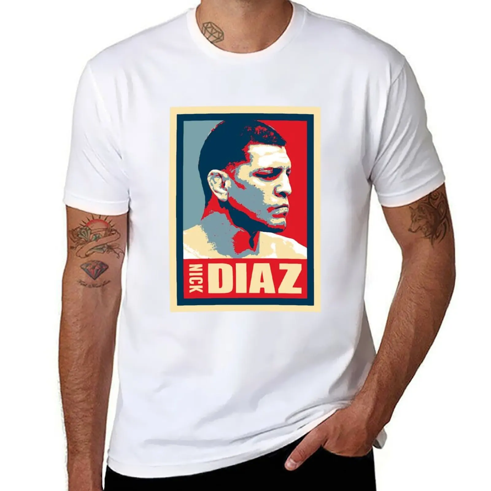 

Nick Diaz Coming Back T-Shirt man t shirt cotton mens graphic t shirts T-Shirt