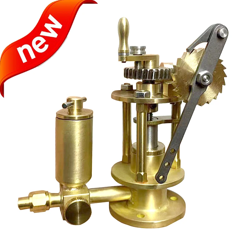 

Miniature Brass Steam Mechanical Oil Pump P100 Stainless Steel High-speed Rotation Driven Gear Assembly Experimental Model Toy