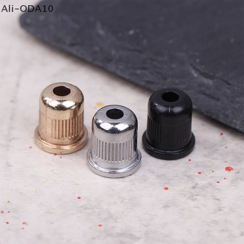 

6Pcs Electric Guitar Metal Through Body Bass Strings Ferrules String-Through Body Ferrules For Electric Bass Electric Guitar