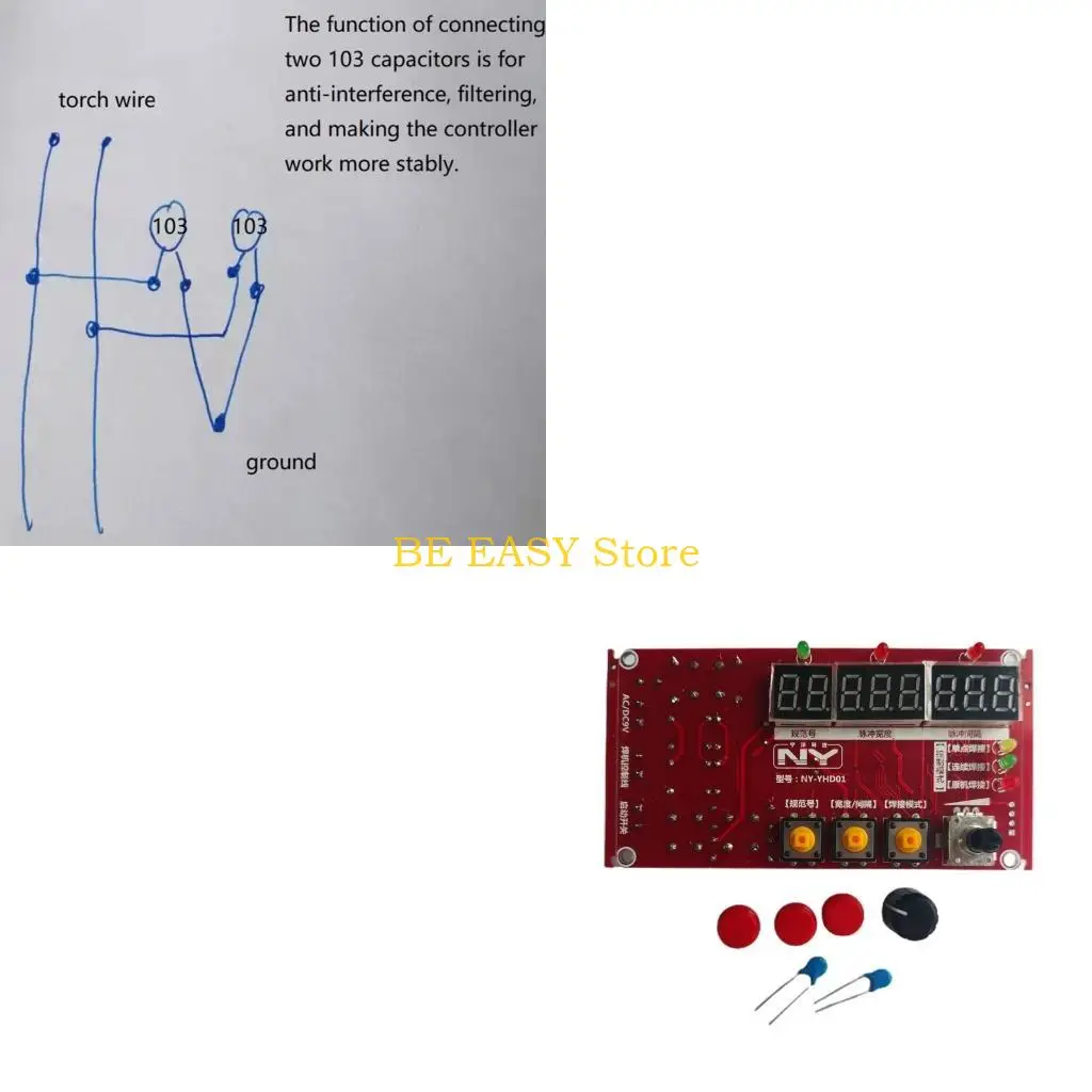 

E28F NYYHD01 Аргоновая дуга, плата управления непрерывной точечной сваркой, DIY, время импульса
