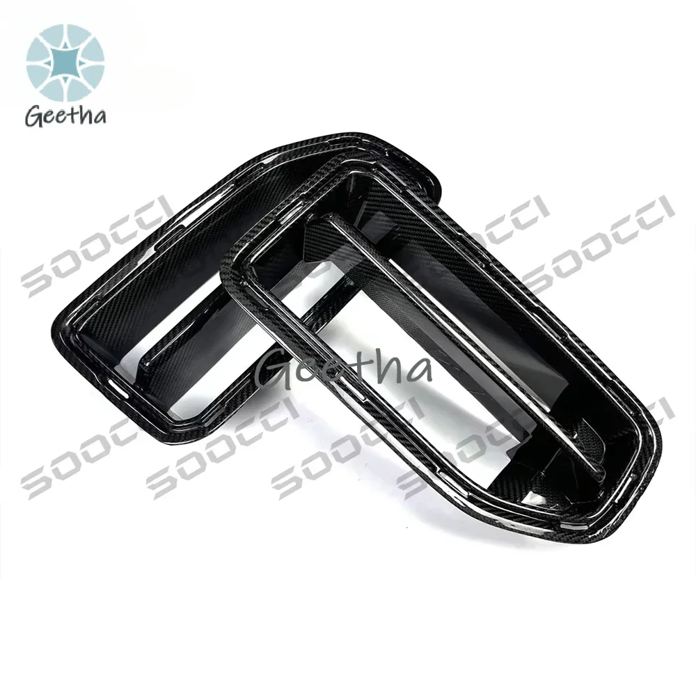 

M2 G87 Dry Carbon Fiber MP Style Grille for BMW M2 G87 Upgraded Car Grill Front Bumper Double Kidney Mesh Grille Frame Trims