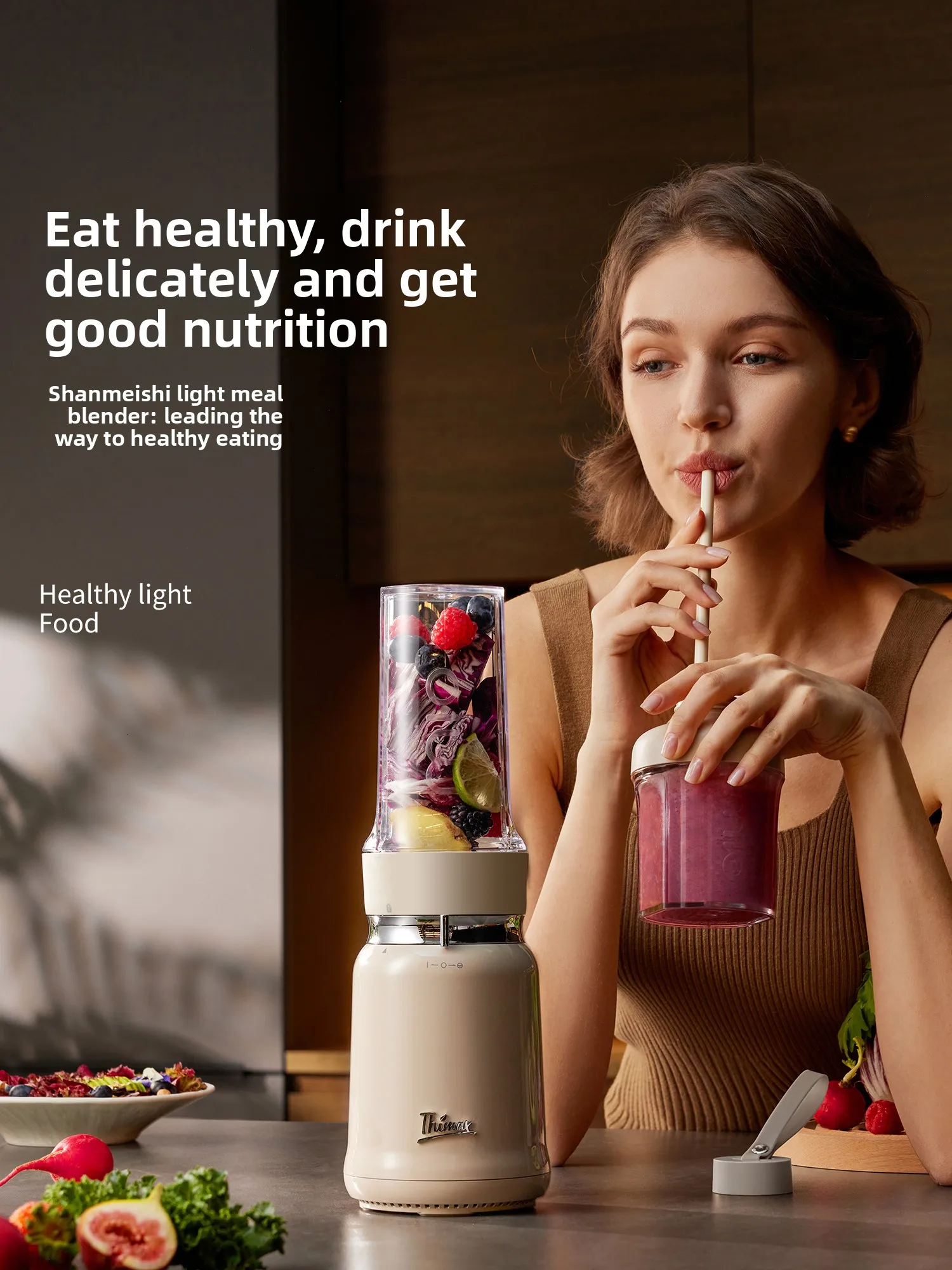 

Light food wall breaker, juicer, small high power, multi-functional household automatic mixing, dismantling and washing