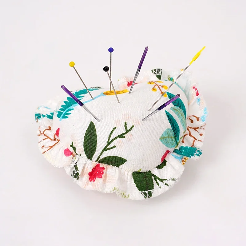 1 قطعة الحب على شكل DIY إبرة إدراج حقيبة الخياطة النسيج دليل إبرة تخزين أداة إبرة الإدراج وسادة للحرف اليدوية