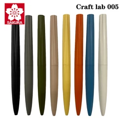 Japan SAKURA Gel Pen Craft Laboratory 005 Low Center of Gravity Brass Pen Counterweight Rotating High-end Gift Stationery 0.5mm