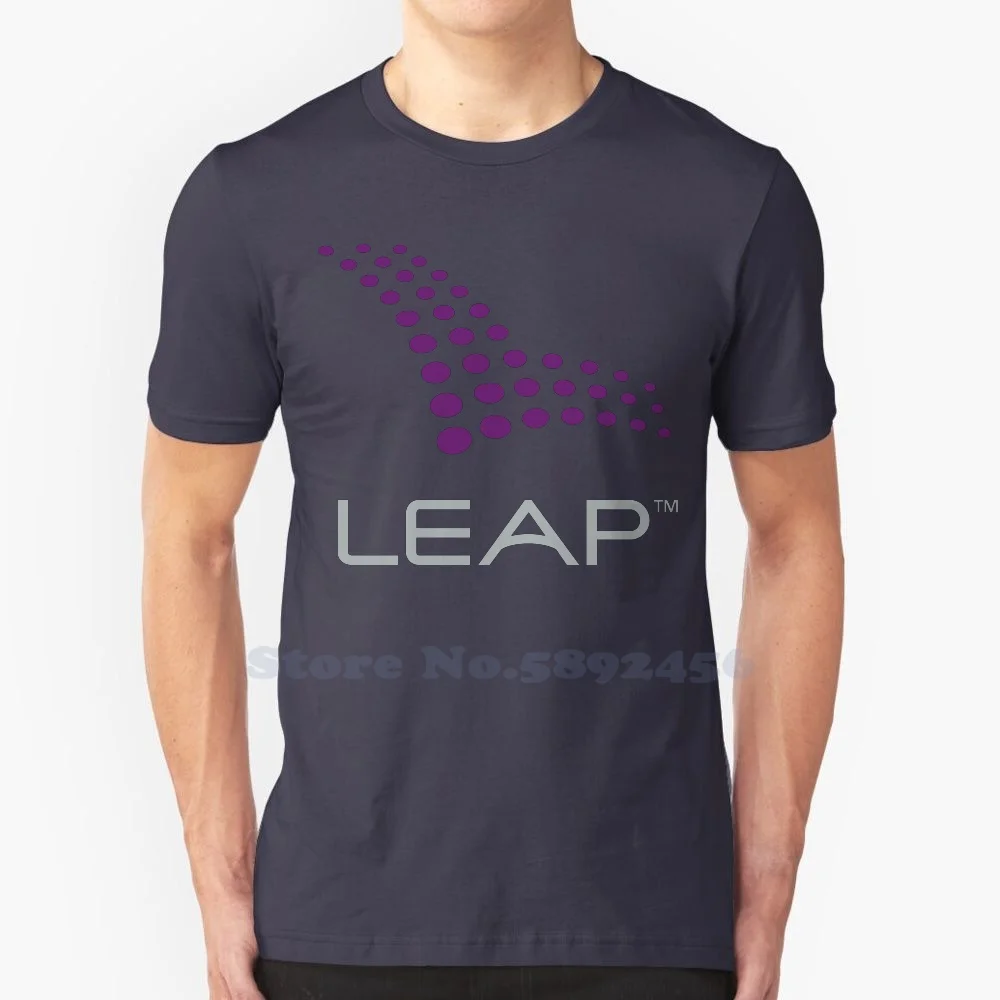 Leap Wireless Casual Streetwear Print Logo T-shirt Graphic 100% Cotton Tee