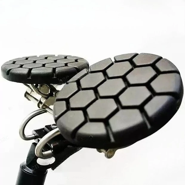 Wide Enlarged Noseless Bicycle Saddle Shock Absorbing Seat Cushion For Long Distance Cycling Replacement Part