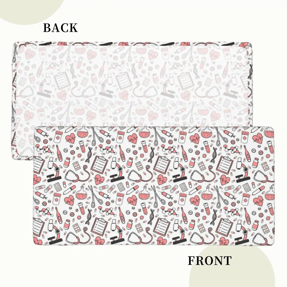 Enfermera En Apuros Doctor Nurse Medical Customized Rectangular Tablecloth Oilproof Table Cover for Dining Events Table Cloth