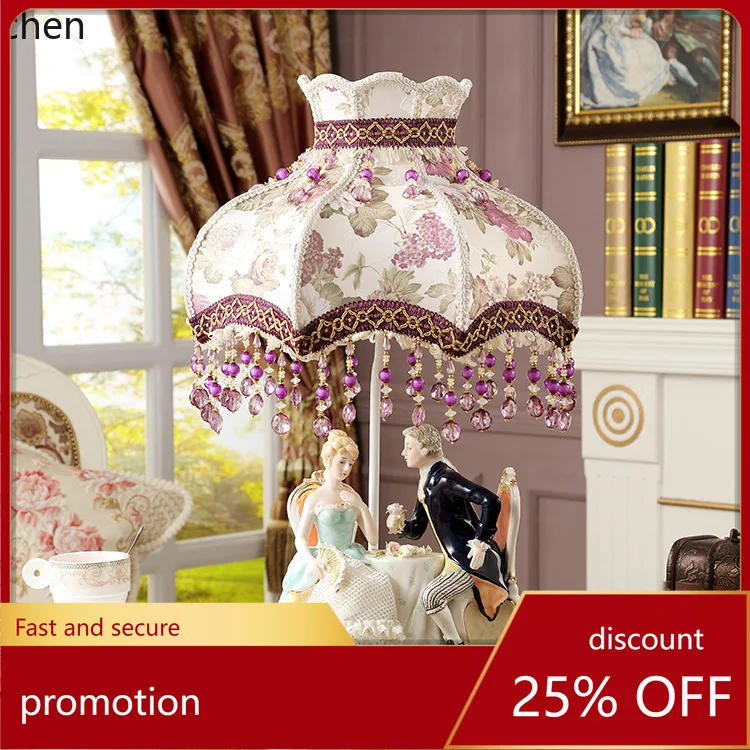CZ Porcelain Couple Figurine European Style Ornament Practical Fashionable Creative Wedding Gift