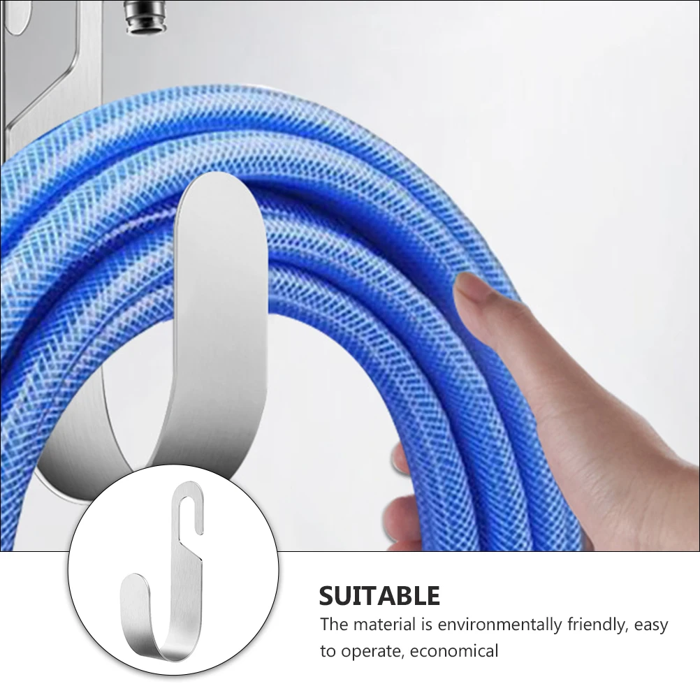 

Stainless Steel Hose Hanger Water Pipe ganizer Bracket Durable Garden Storage Hooks Professional Practical Longevity