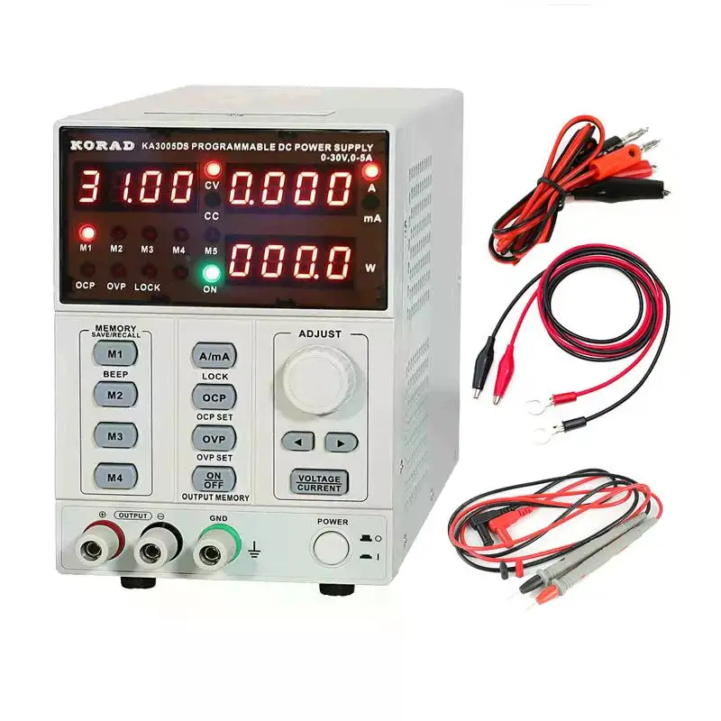 KORAD 3005DS 3005PS Programmable Precision DC Regulated Power Supply Digital 30V/5A 0.01V/0.001A for Laboratory Research