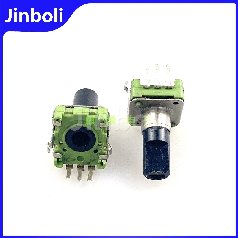 자동차 네비게이션 앰프 볼륨 조절 스위치 샤프트 길이 15mm, EC12 로터리 인코더, 12 펄스 3 핀, 3 개