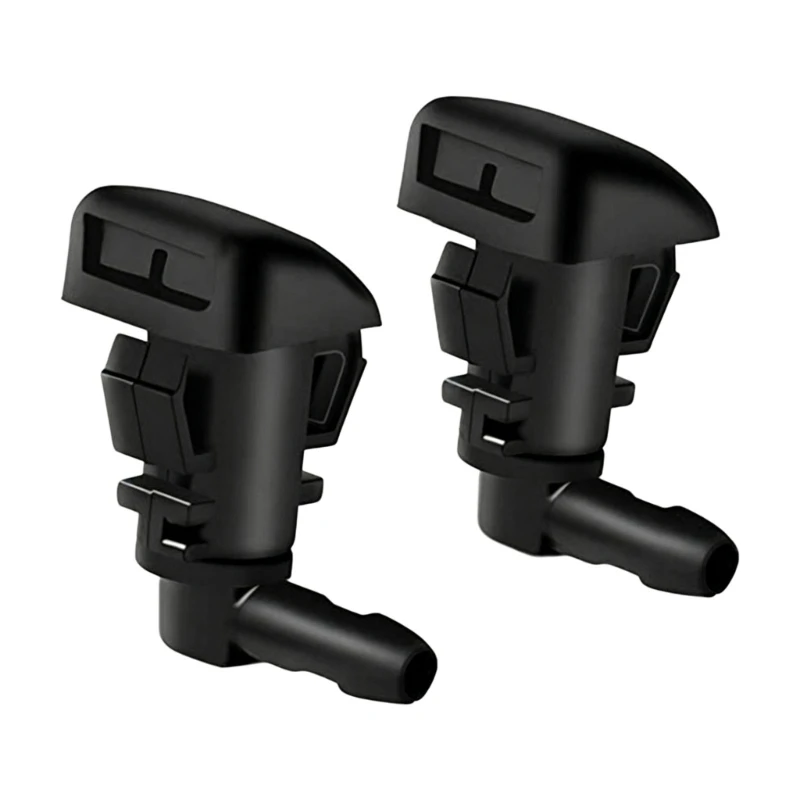 Washer Nozzle Pair for Windshield Washer Maintenance 8E5Z17603A, Two Nylon Nozzles for Replacing Clogged or Damaged Washer H9EE