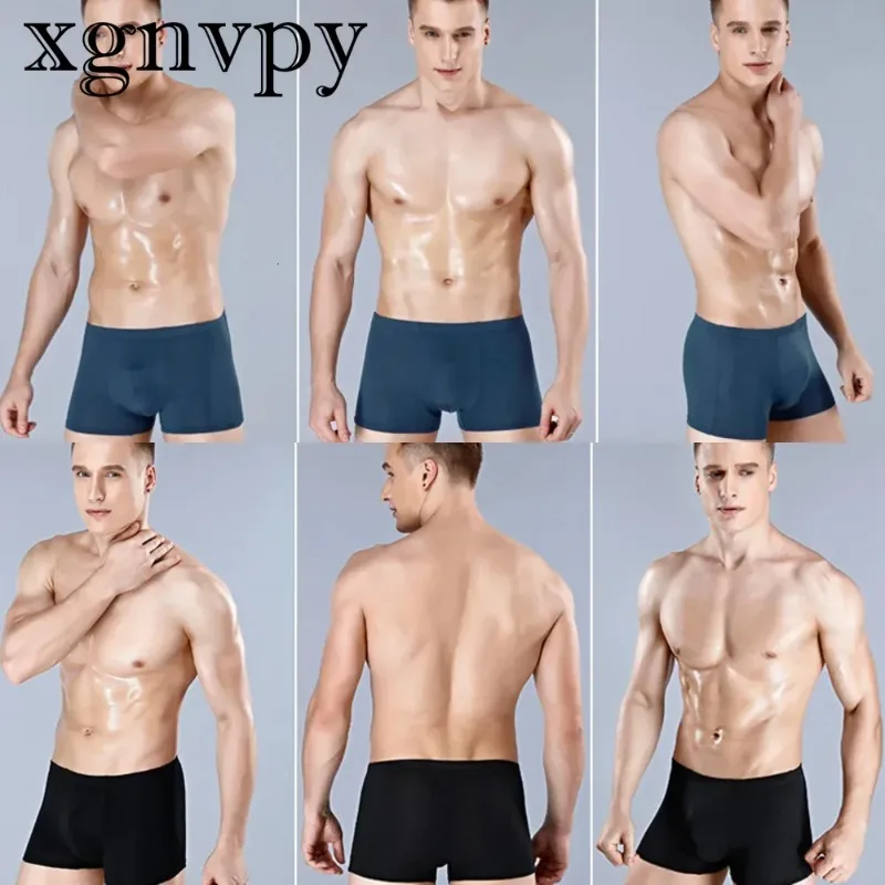 xgnvpy       Men's Bamboo Fiber Underwear - 2PCS Soft Boxer Briefs, Breathable, XL-7XL - Ultimate Comfort