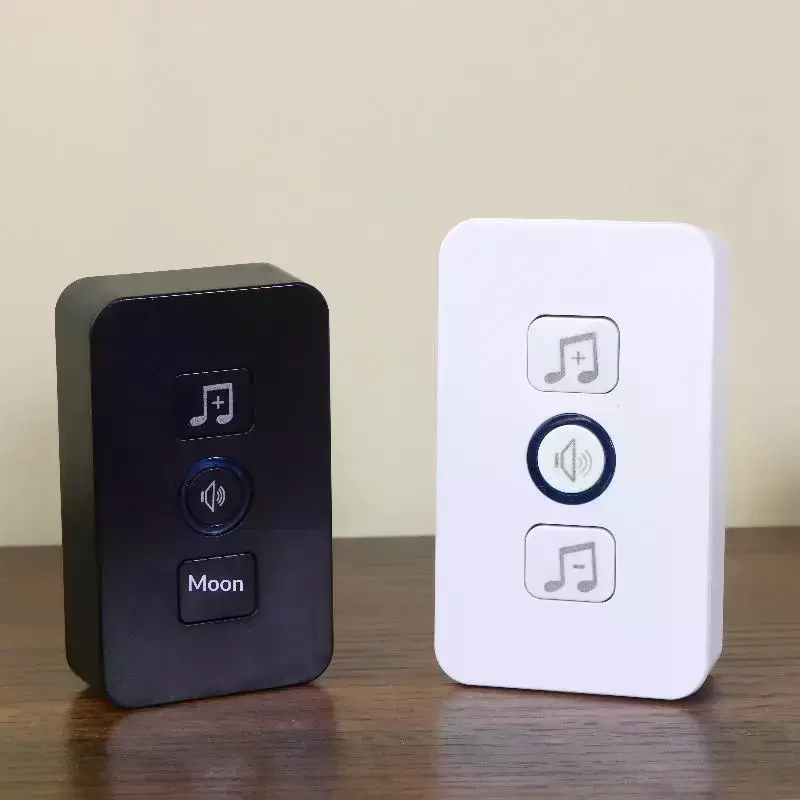 Remote Control Doorbell Adhesive Long-range High Sound Caller Smart Doorbell For Elderly Kid
