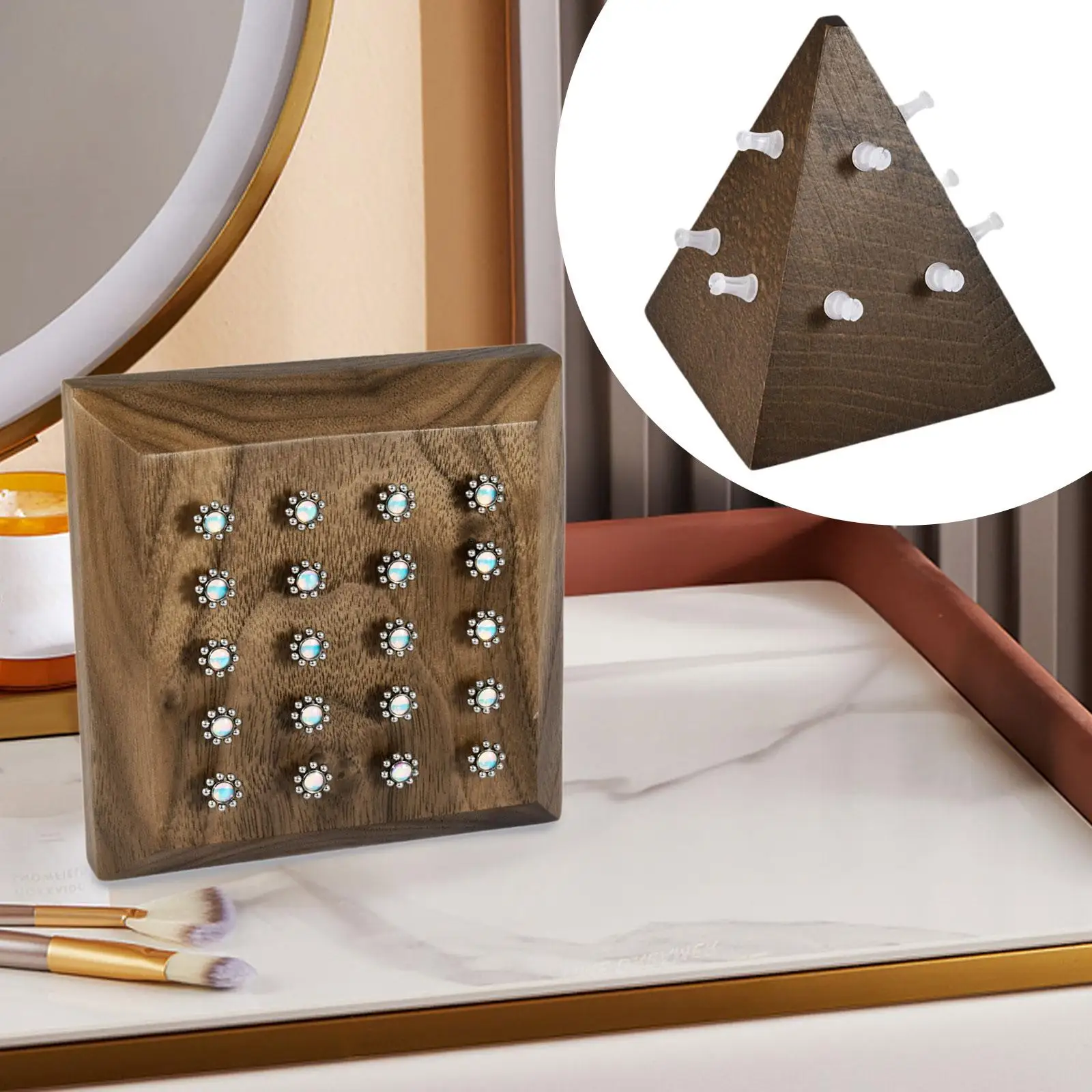 Piercing Schmuck Ständer Holz Ohrstecker Display Board Ohrringe Organizer Praktische Körper Piercing Zubehör