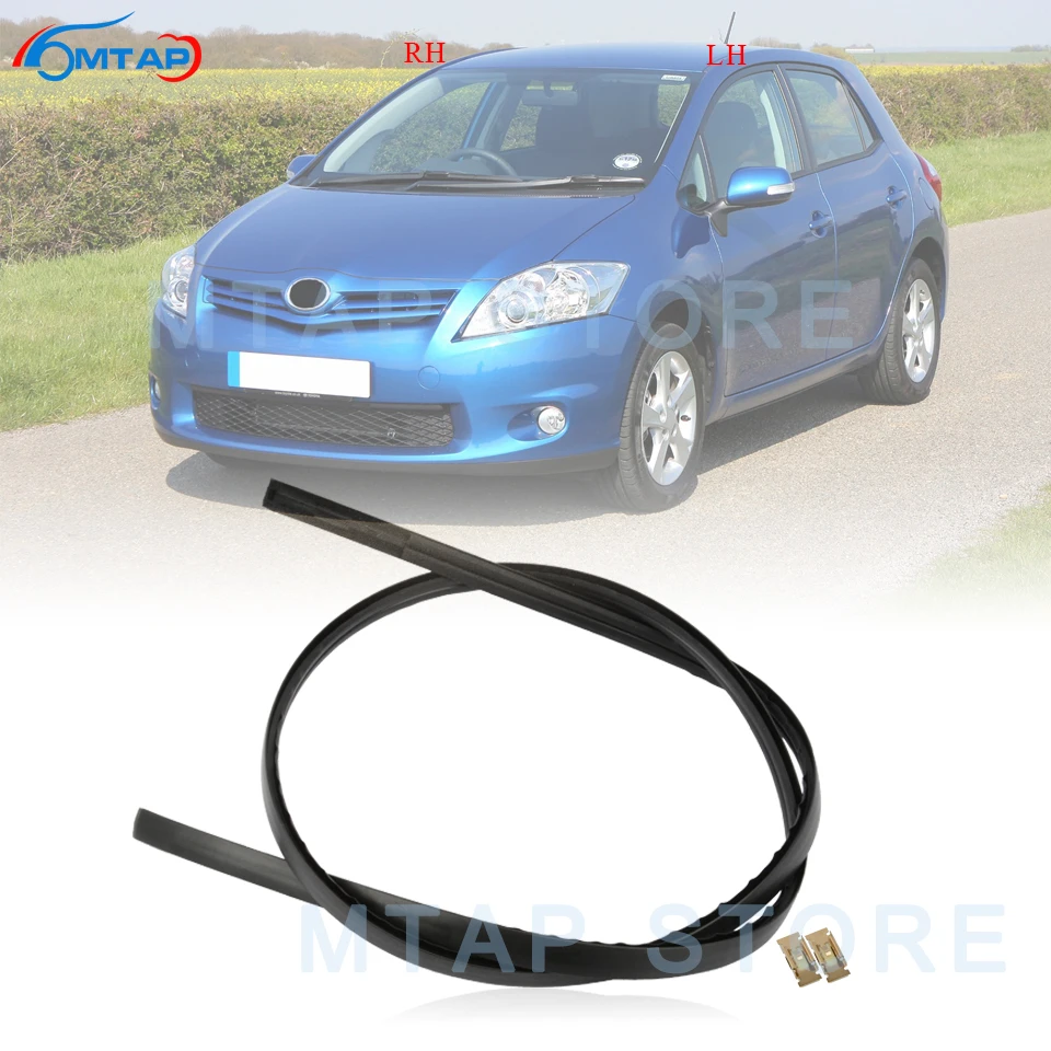 

MTAP Car Rubber Roof Drip Finish Moulding Seal Strips For TOYOTA AURIS Hatchback E15 2007-2012 With Free Clips Fasteners