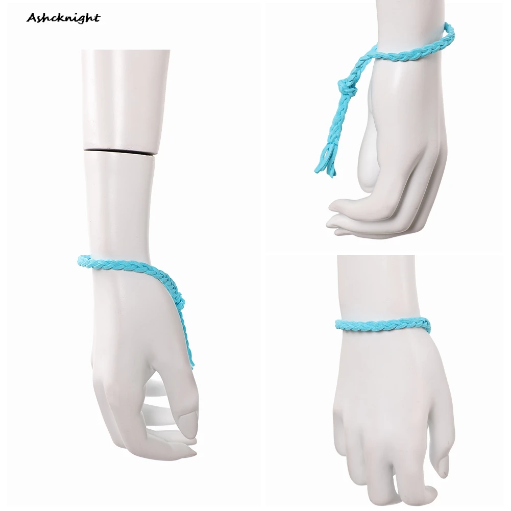 

2025 TV ST 5 Eleven Bracelet Blue Leather Rope Accessories Halloween Fantasia Clothes Carnival Prop Party Disguise Roleplay