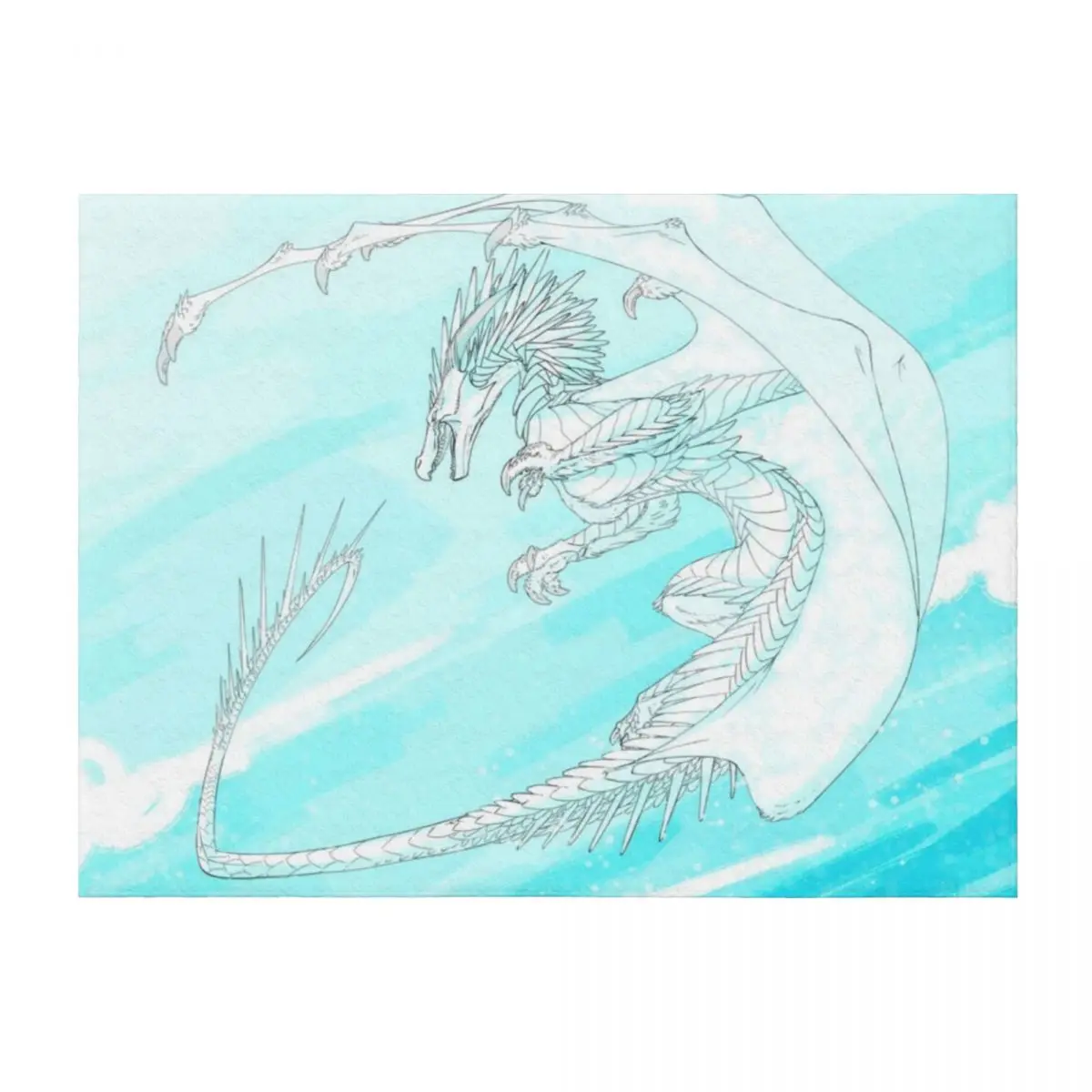 

IceWing in Flight Throw Blanket decorative Cute Plaid valentine gift ideas Winter beds Blankets