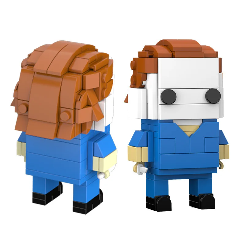 583 pezzi Nuovo Michael Myers House Building Block Set Film horror Iconico Street Architecture Modello Giocattoli Bambini Regali di Halloween