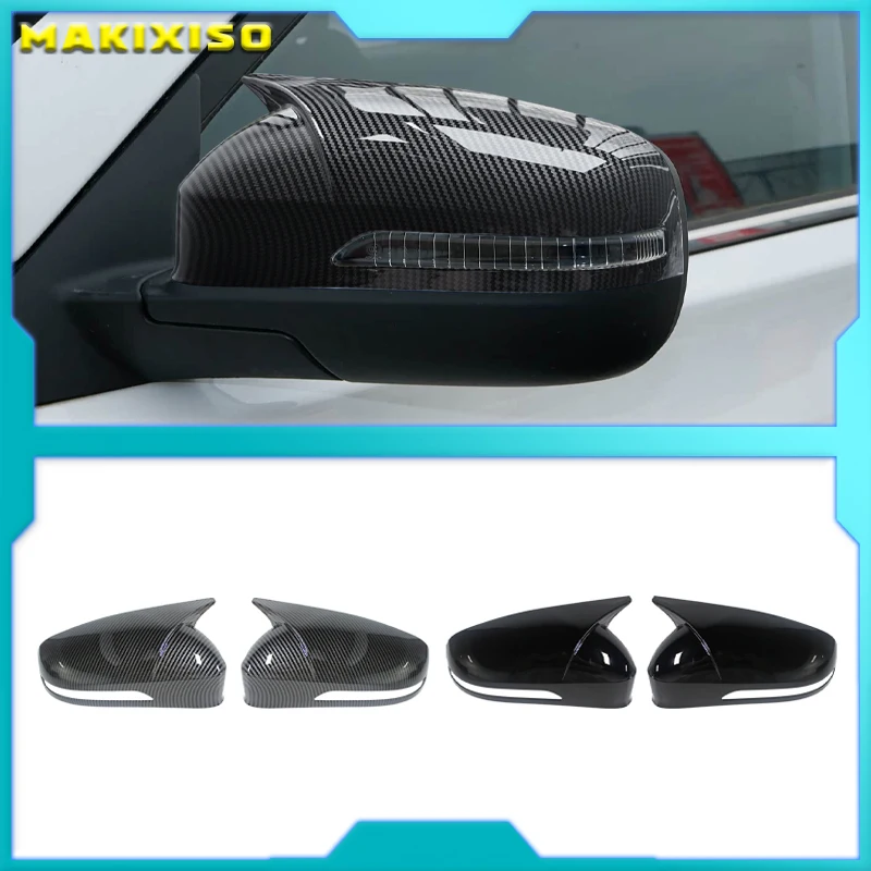 2 PCS set Rear View Mirror Housing For Chery Tiggo 7/8/5X 2020-2025 Carbon Fiber Style Mirror Cover Cap