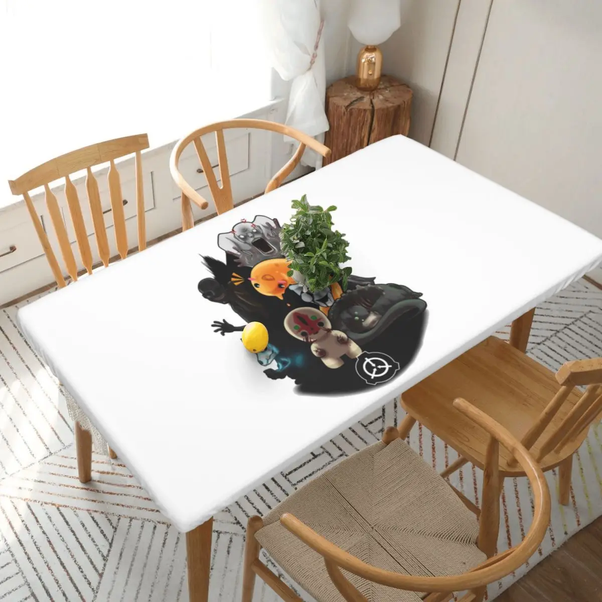 

The SCP's SCP 999 Custom Rectangular Tablecloth Waterproof Table Cover for Dining Events Table Cloth