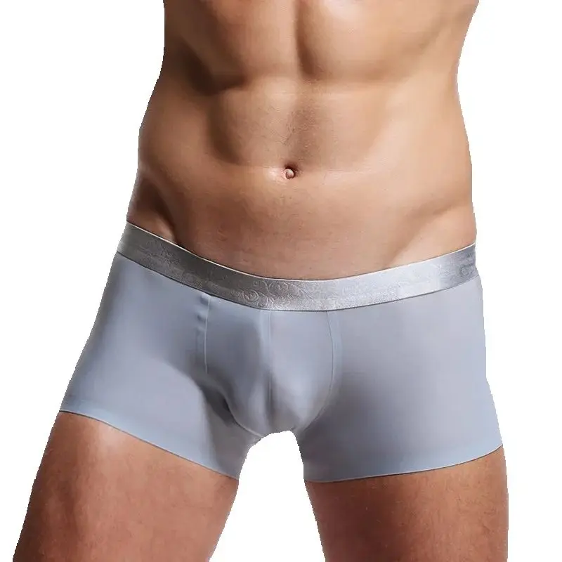

Мужские трусы-боксеры Homme U Convex из ледяного шелка: дышащие, бесшовные, комфортные, сексуальные – идеальный подарок