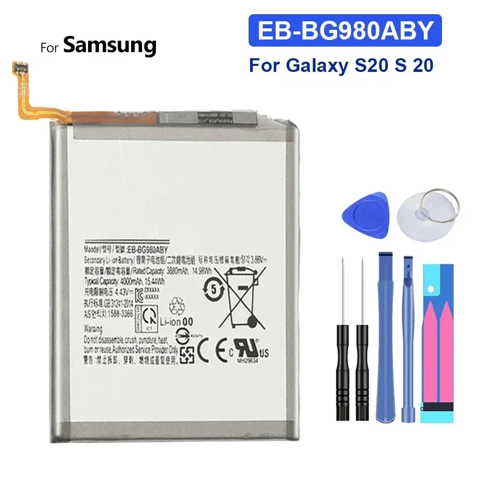 Battery for Samsung Galaxy S10, S20, S20 Plus, S20 Ultra, A71, A51, A20e, A10e, Note 10, Note 10, 10 Plus, A20S, M11