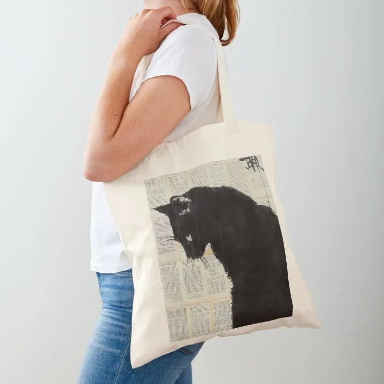 

cat Tote Bag shopping bag canvas shopping bag canvas tote reusable grocery bags