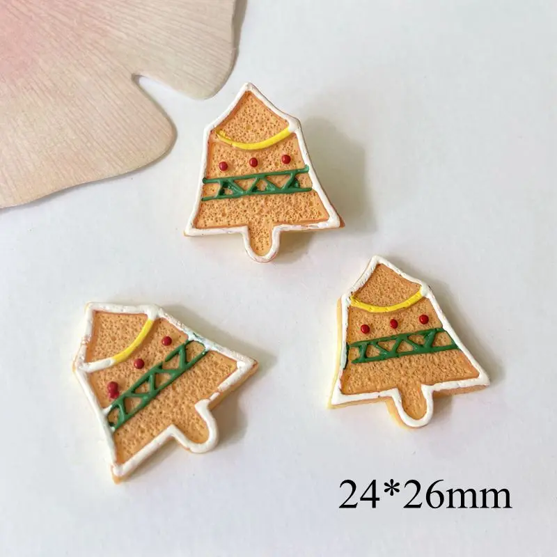 10Pcs/set NEW Christmas Series Resin Flat Back Scrapbooking DIY Baby Headwear Home Decoration Bow Ornament Accessories