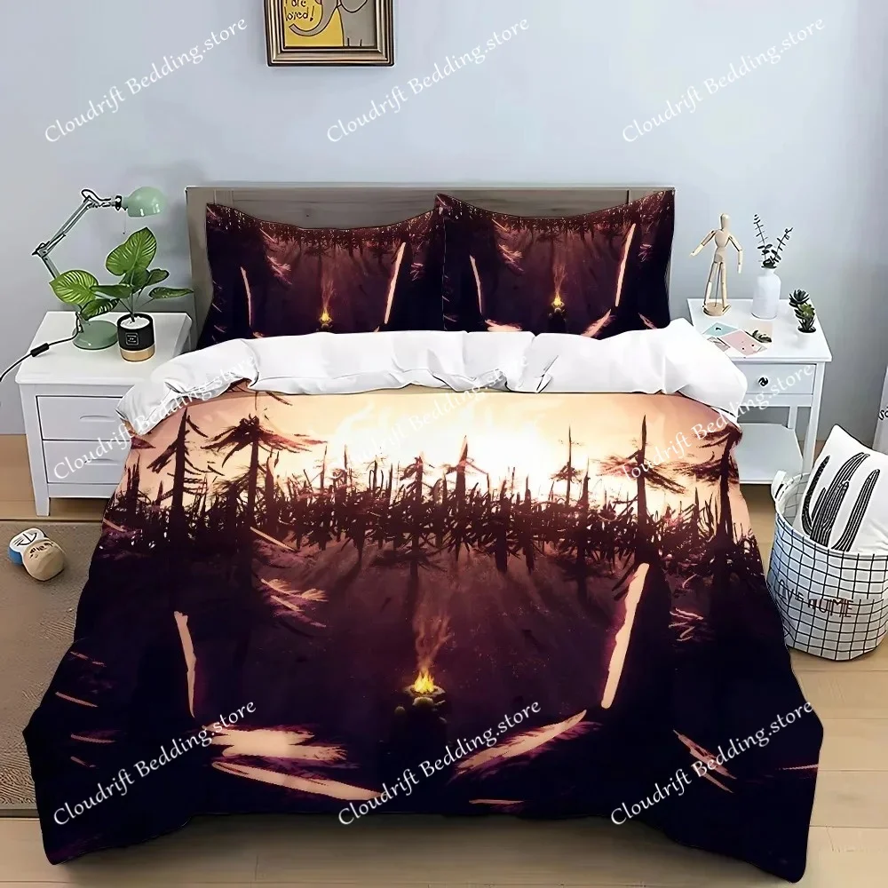 Exquisite 3D Game Outer Wilds Wallpaper Action adventure Digital Printing Bedding Set Duvet Cover Comforter Bed Girls Boys Gift