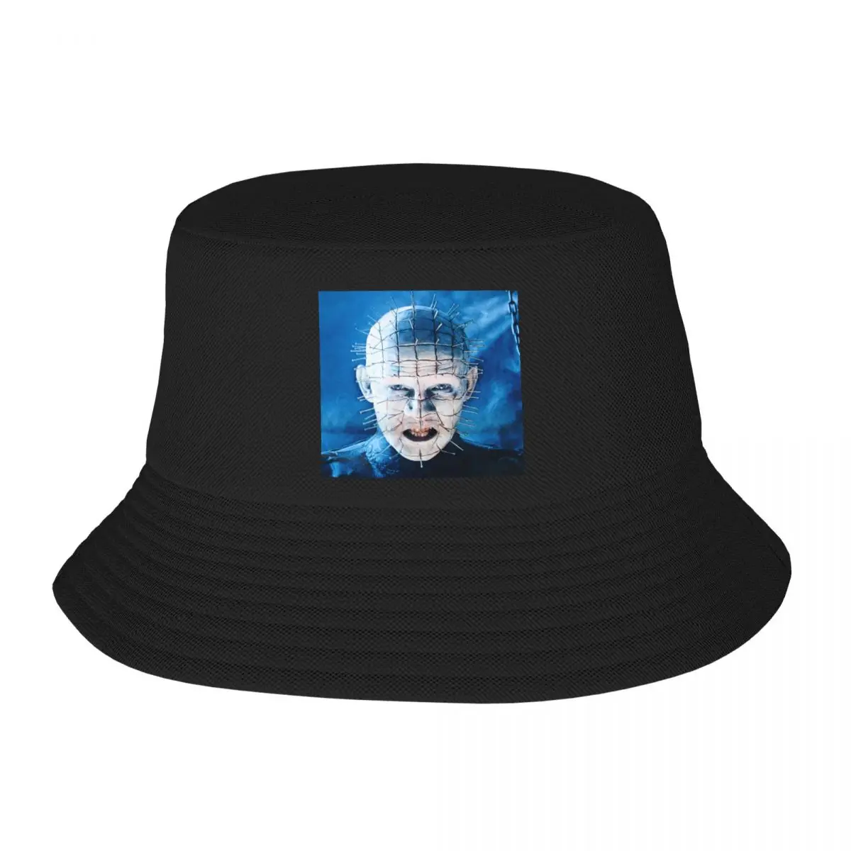 Custom Hellraiser Bucket Hat Women Men Supernatural Horror Film Beach Sun Summer Camping Fishing Cap