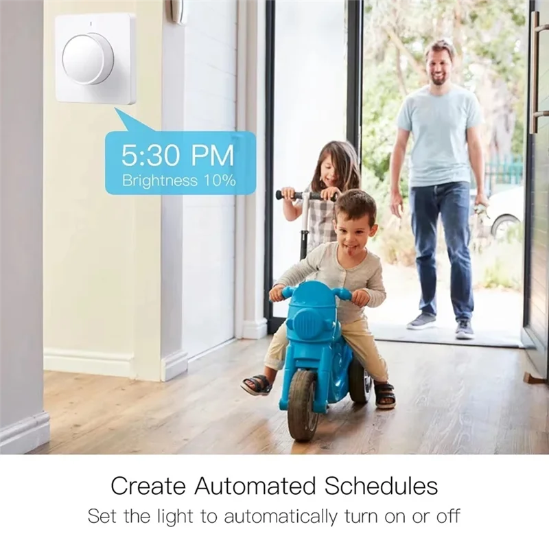 【Auf Lager】 Tuya Smart Dimmer Lichtschalter Dimmen Panel Wand Smart Switch 220-240 V Funktioniert mit Alexa Google Home APP