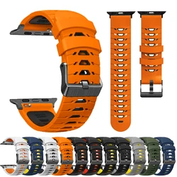 Silicone Strap For Apple Watch ultra3 ultra2 Ultra Band 49mm 45mm 44mm 42mm bracelet For iwatch Series10 11 9 8 7 6 se Accessory