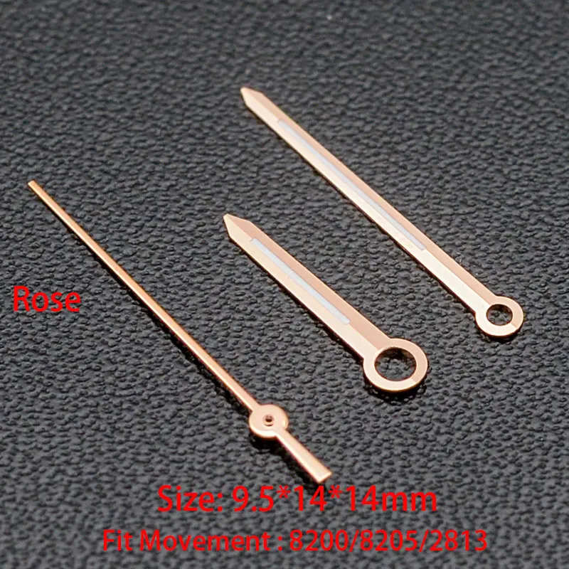 

Modified Watch Hands NO Green Luminous Logbook Needle Silver Gold Rose Watch Accessories for 8205 8215 2813 Movement