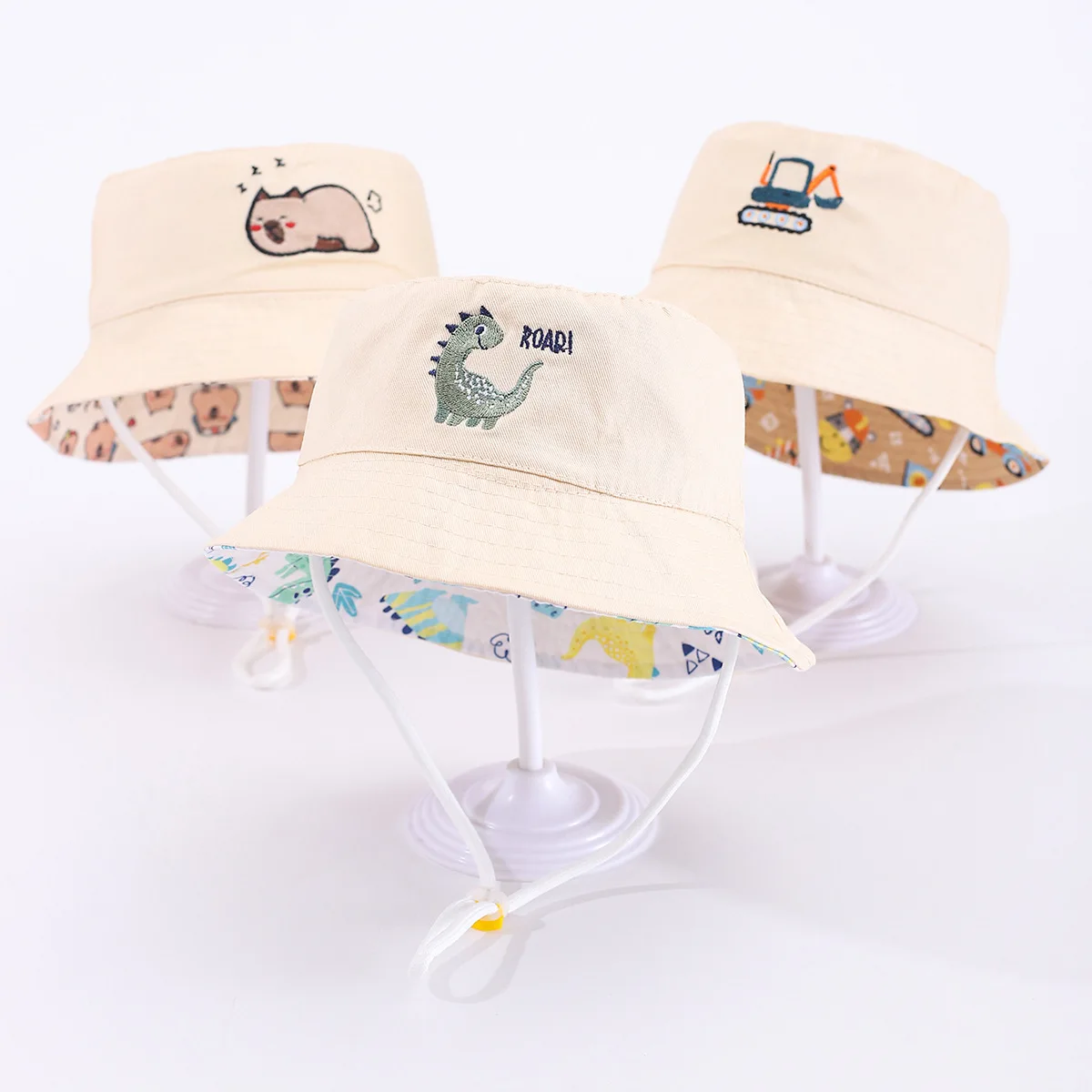 

Children's cartoon fisherman hat - suitable for boys and girls aged 1-8, lightweight and suitable for outdoor beach travel