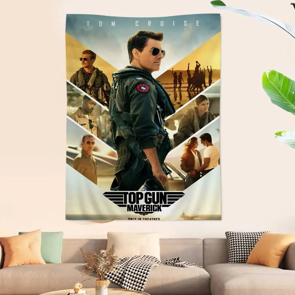 Top Gun Maverick Modern Movie Hanging Bohemian Tapestry Bohemian Wall Tapestries Mandala Kawaii Room Decor