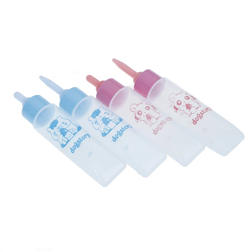 1pcs Pet Milk Bottle 30ml Silicone Nipple Waterer Feeder Newborn Rabbit Hamster Cat Dog Puppy Supplies Nursing Feeding Syringe