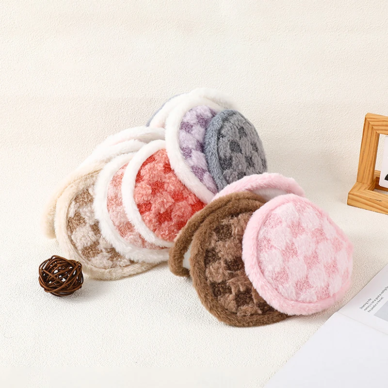 ファッション防寒秋冬イヤーマフ厚く暖かいぬいぐるみ女性男性イヤーマフ防風快適な耳カバーユニセックス