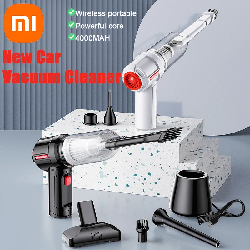 Xiaomi Wireless Car Vacuum Cleaner 3 in 1 Handheld Auto Portabale Vacuum Strong Suction Powerful Cleaning Machine For Home Car