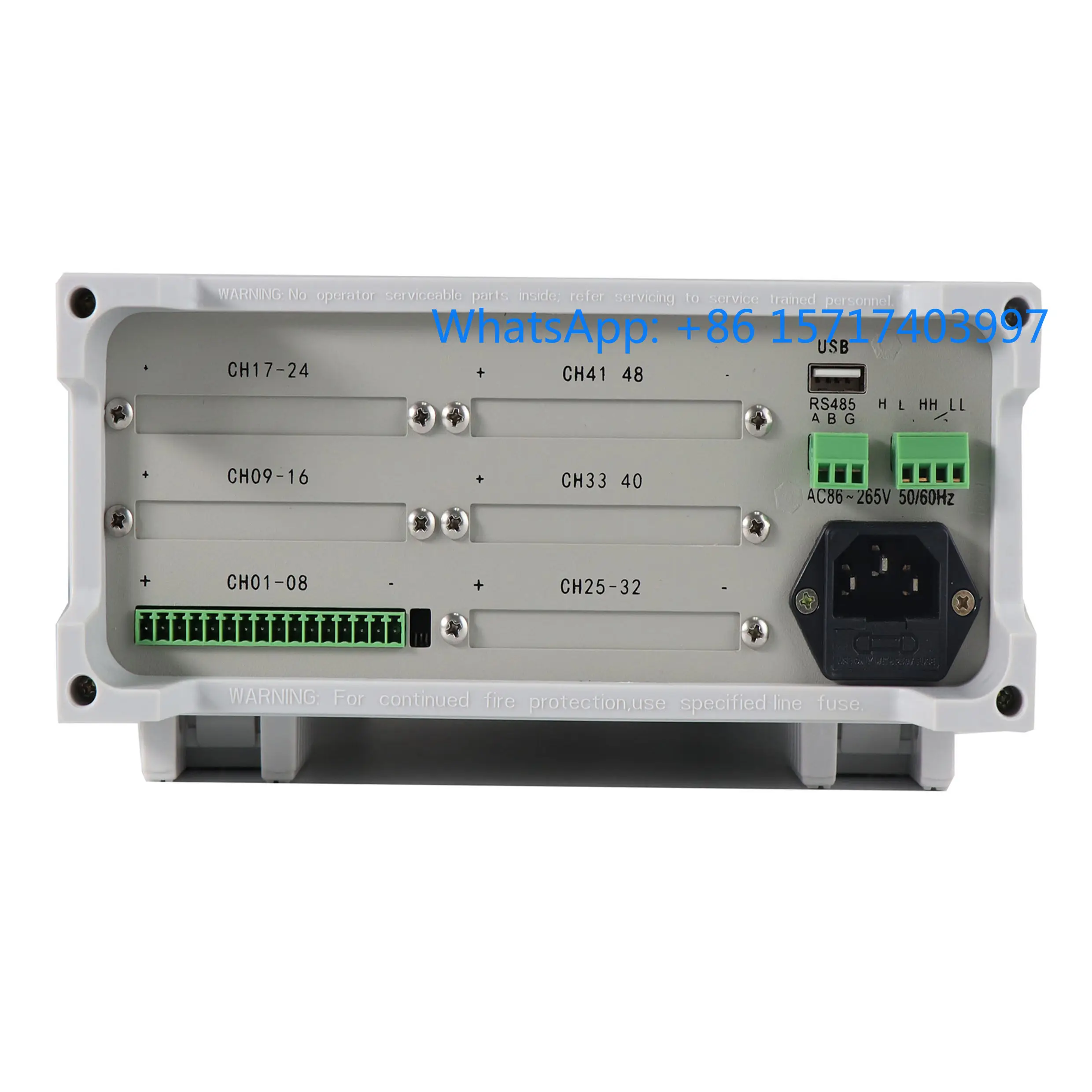 Huazhike Multi-Channel Temperature Tester Inspection Instrument WT100P 8-64 Channel with Curve Cylindrical Diagram Touch screen