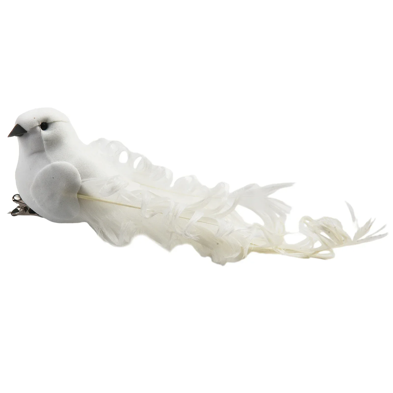 Brand New Artificial Bird Décor 4PCS Christenings Cute Decorative Feathers Foam Lover Peace Doves Portable Small