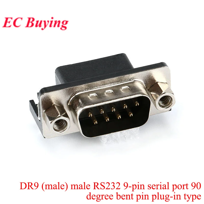 1-5Pcs D-SUB 9 15 25 37 Pin Male Female Solder Type Connector DIP Straight Mount Serial Port Adapter 2 Rows DB9 DB15 DB25 DB37