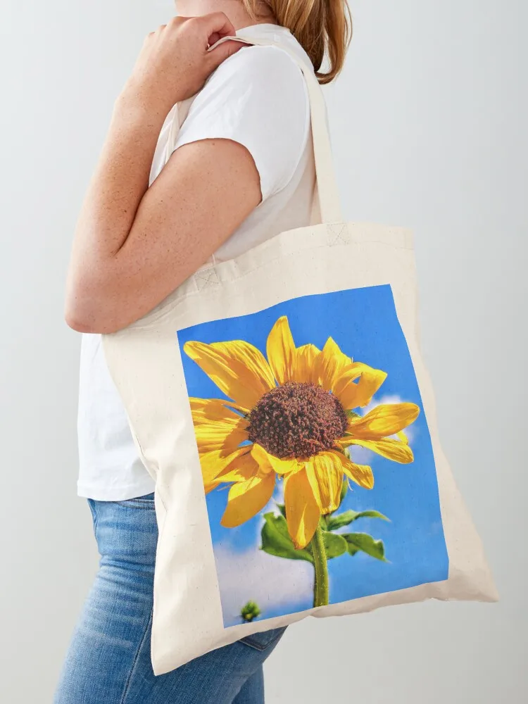 

Bright Sunflower Tote Bag shopper bag woman hand bag ladies shoping tote custom