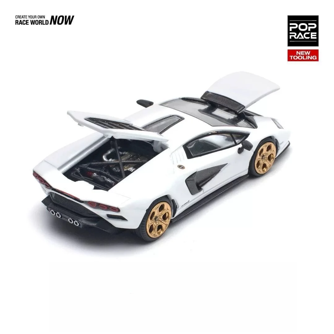POPRACE 1/64 Countach LP800 model samochodu ze stopu