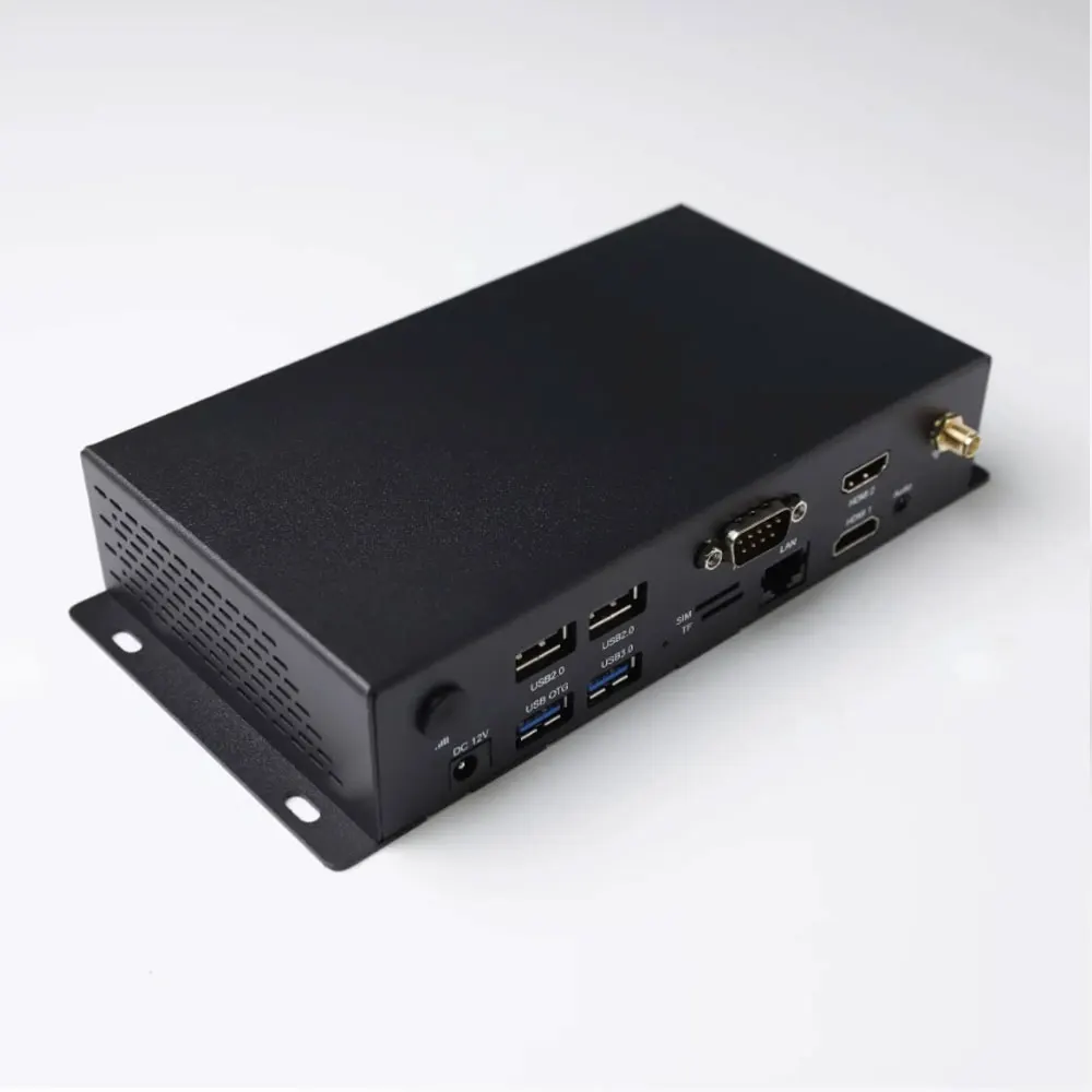 AI Box Android 11 Dual HD Screens Support Industrial Mini Computer Android RS232 Desktop Industrial IOT Box