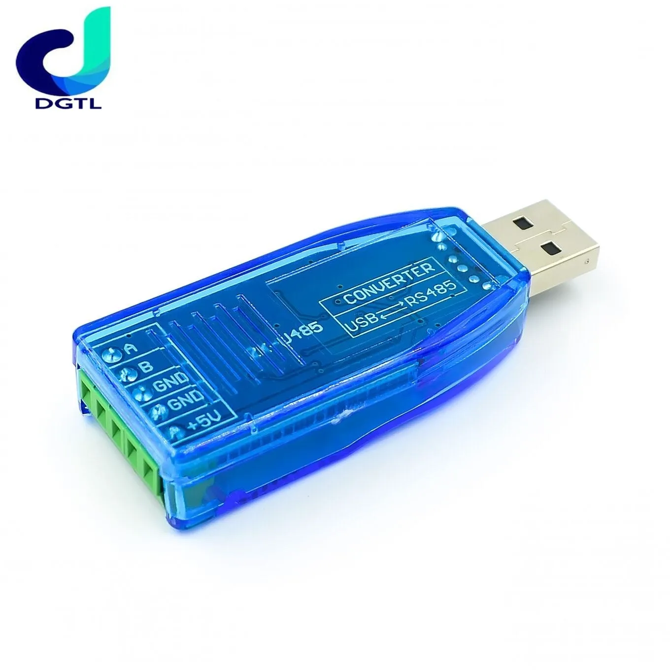 Industrial USB To RS485 Converter Upgrade Protection RS232 Converter Compatibility V2.0 Standard RS-485 A Connector Board Module
