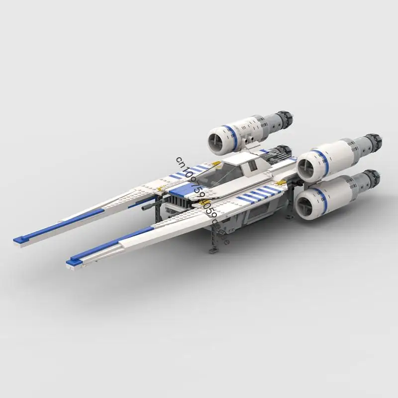 

New 1441Pcs Famous Star Battle Movie Moc U Wing Spacefighter Model Diy Creative Ideas Kid Toy Birthday Gift Custom Puzzle 75155