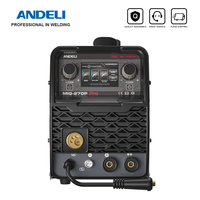 ANDELI 220V MIG Welding Machine with Double Pulse ARC Lift TIG Semi-automatic Welding Aluminum Welders Spool Gasless soldering