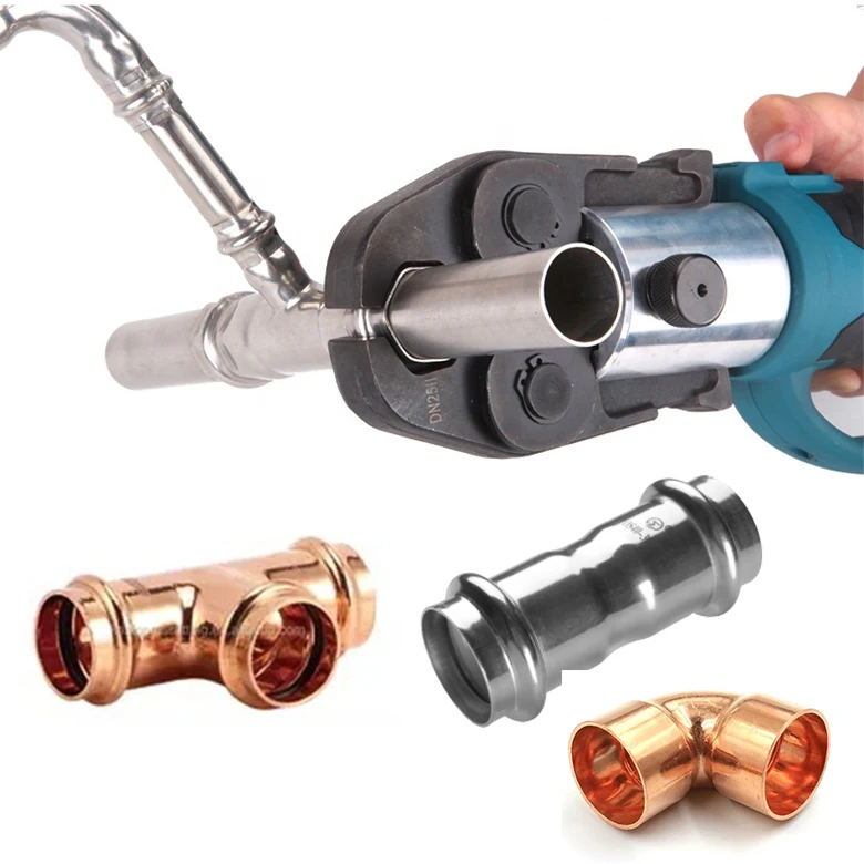 pro press copper press fitting hand crimp crimping machine Hydraulic Pex Pipe Battery Powered Copper Pipe Pressing Plumbing Tool