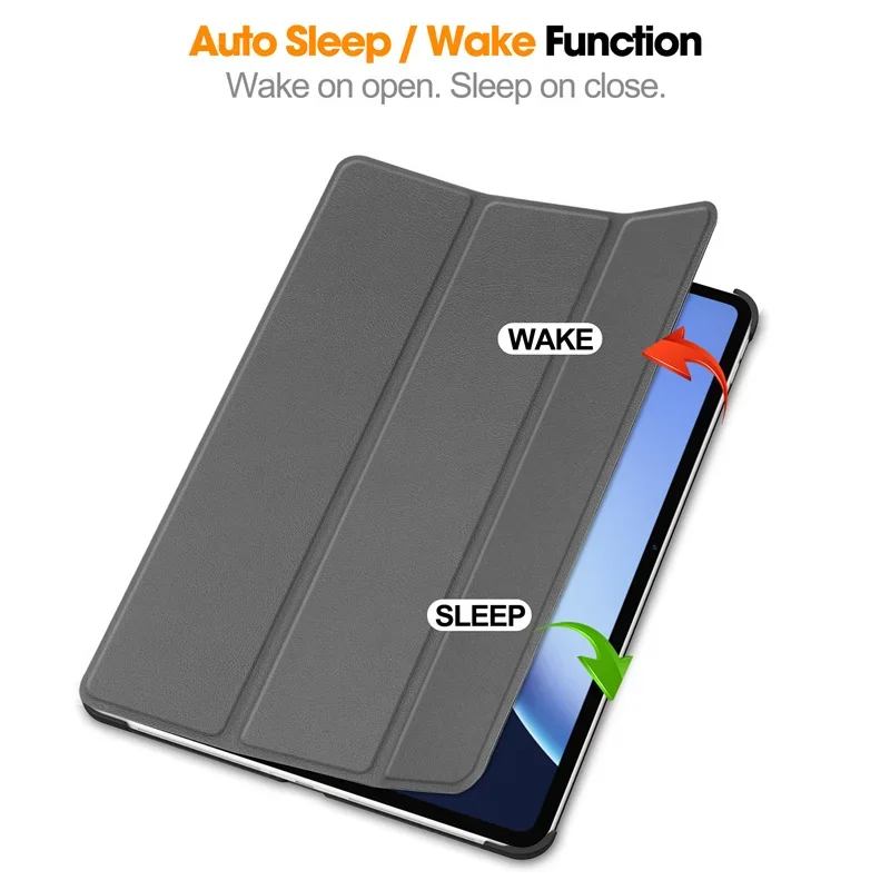 For OnePlus Pad 3 Pad3 Case 13.2 inch Tri-Folding PU Leather Stand Smart Tablet Case for One Plus Pad 3 13.2 inch Cover Funda